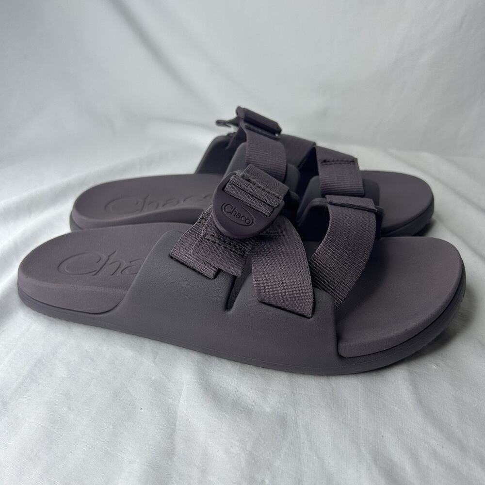 Chaco Chillos Sparrow Purple Slide Sandals Size 8